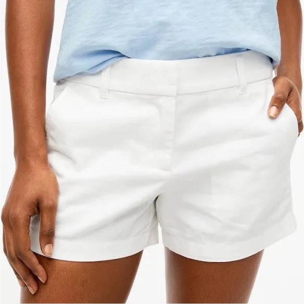 J. Crew White Shorts Classic Cotton Style